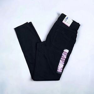 Utopia by Hue Denim Leggings Size Small 4-6 Black Comfy Slim Skinny Pants